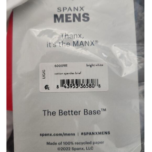 Spanx Men's Cotton Spandex Blend - Set of 3 - Size Large - NWT - Picture 6 of 6